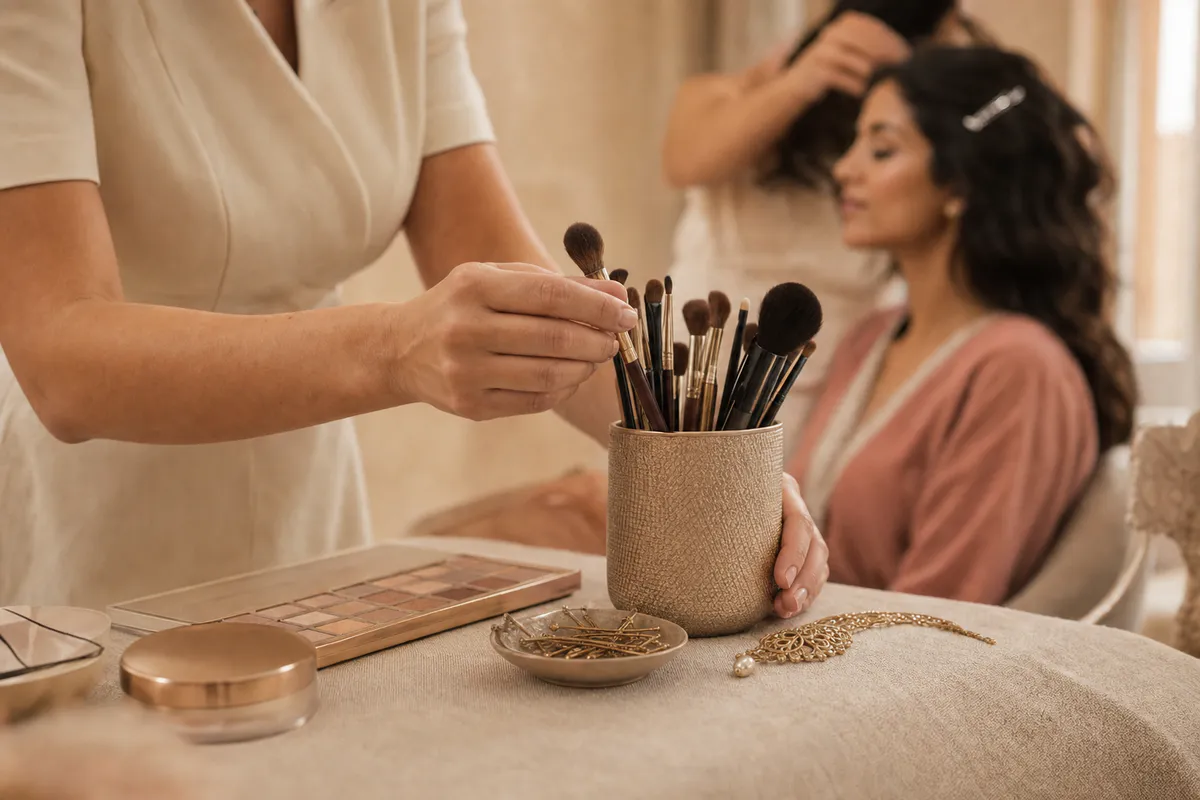 Produits de beauté proposés dans une boutique en ligne